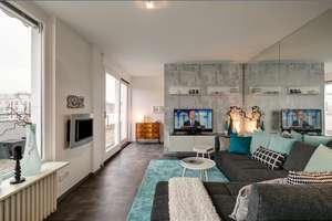Möbliert: Moderne 2,5 Zi-Dachterrassenwohnung – Die vollständige Adresse der Immobilie erhältst du vom Anbieter., 80335 Marsfeld, München – Vorschaubild 1