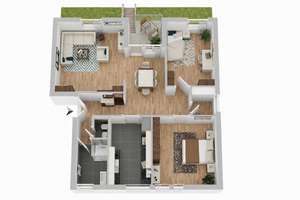 Wohnqualität mit Entwicklungspotenzial - 3,5 Zimmer ETW mit Loggia in Münster-Angelmodde – Die vollständige Adresse der Immobilie erhältst du vom Anbieter., 48167 Angelmodde, Münster – Vorschaubild 24