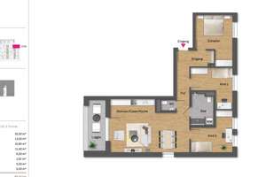 4-Zimmer-Wohnung mit Balkon & Parkblick – Frachtstraße 22, 70372 Veielbrunnen, Stuttgart – Vorschaubild 10