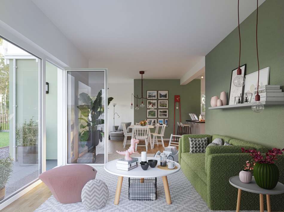 Wohnzimmer Visualisierung