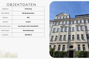 ++ Stilvolle, sanierte 3-Zi. Whg mit Balkon in Leipzig ++ – Die vollständige Adresse der Immobilie erhältst du vom Anbieter., 4299 Stötteritz, Leipzig – Vorschaubild 1
