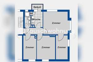 Tauschwohnung: helle 3,5 Zimmer SAGA Wohnung gegen größer