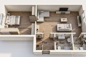 TOP RENTIETE! Attraktive Kapitalanlage mit über 5 % Mietrendite 2-Zimmer-ETW mit extra Garage – Die vollständige Adresse der Immobilie erhältst du vom Anbieter., 90763 Nördliche Südstadt, Fürth – Vorschaubild 11