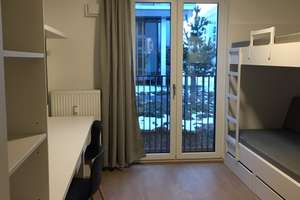 Studenten-Apartment möbliert für 1-2 Personen incl. Fitness-und Gemeinschaftsräume – Am Oberwiesenfeld 9, 80809 Am Riesenfeld, München – Vorschaubild 1