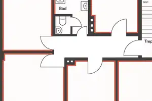Erstbezug, 3 Zi WHG für 3erWG mit EBK saniert im Altbau – Hannover – Vorschaubild 16
