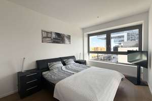 Kranhaus, hochwertig ausgestattete 2-Zimmer-Wohnung mit zwei Bädern und Balkonen sowie Stellplatz – Im Zollhafen 12, 50678 Altstadt/Süd, Köln – Vorschaubild 17