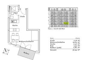 Urban Living in Berlin-Mitte: Modernes Studio-Apartment mit Sonnenbalkon – Die vollständige Adresse der Immobilie erhältst du vom Anbieter., 10179 Mitte (Ortsteil), Berlin – Vorschaubild 11