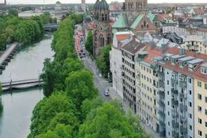 Wohnen im Lehel, wo München am schönsten ist - stilvolle Wohnung mit zwei Balkonen und Isarblick – 80538 Lehel, München – Vorschaubild 4