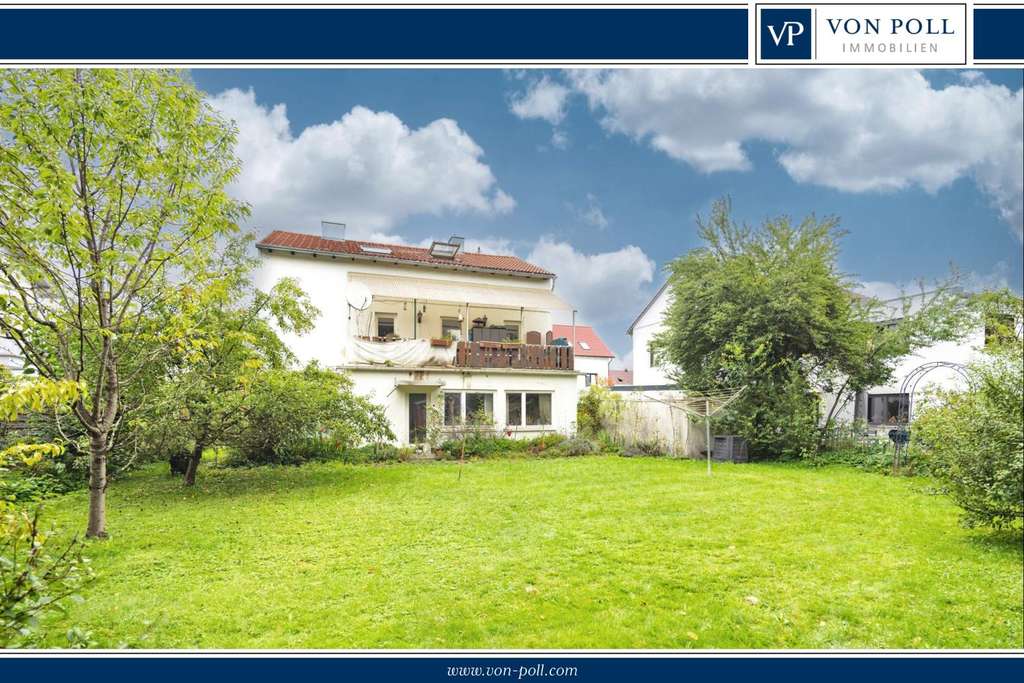 Immobilie in Gräfelfing - Ansprechendes Zweifamilienhaus mit Wintergarten und viel Platz im Grünen - Bild 0