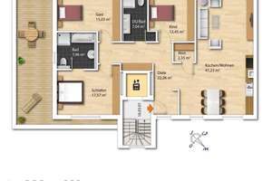 Penthouse mit Blick auf den Stausee! – Zur Kammgarnspinnerei 16, 45219 Kettwig, Essen – Vorschaubild 13