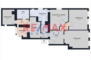 Gepflegte 4-Zimmer-Wohnung mit Gäste-WC, Wintergarten, Terrasse uvm.! – Die vollständige Adresse der Immobilie erhältst du vom Anbieter., 30419 Stöcken, Hannover – Vorschaubild 15