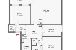 Wohnen in den Elbvororten. – Die vollständige Adresse der Immobilie erhältst du vom Anbieter., 22609 Osdorf, Hamburg – Vorschaubild 7