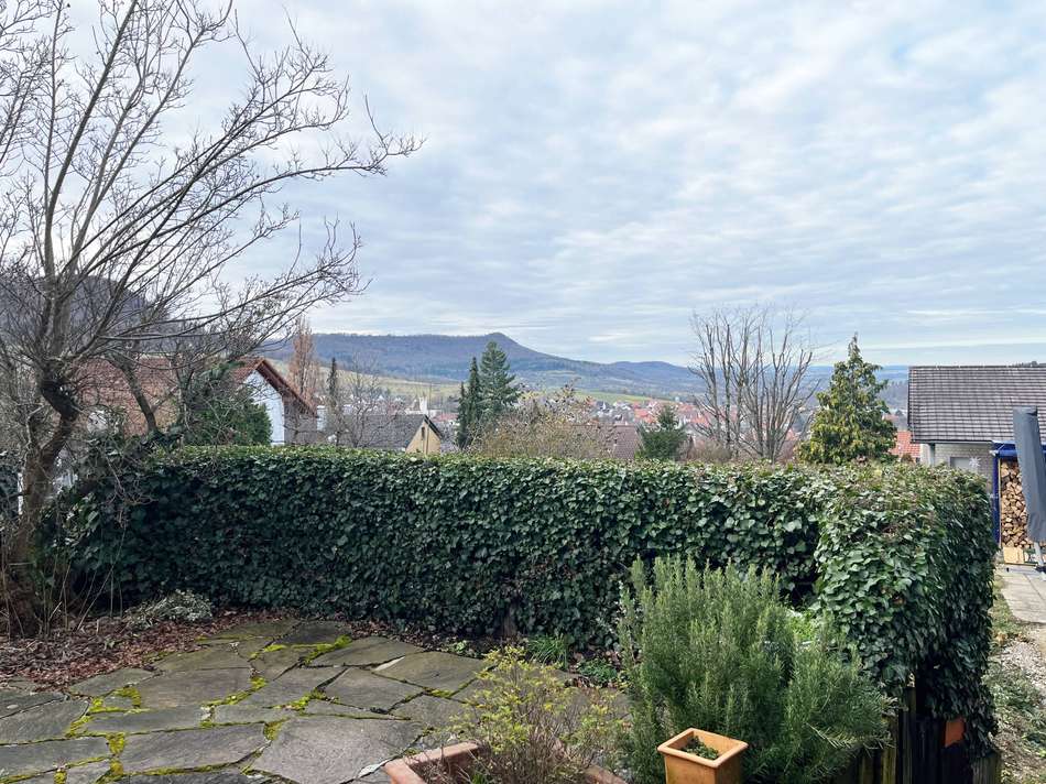 Ausblick von der Terrasse...