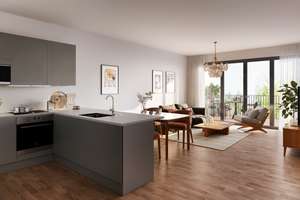Weißensee: ERSTBEZUG im NEUBAU ab 2026: 3-4-Zi-Whg mit 101 m² + SÜD-TERRASSE – Die vollständige Adresse der Immobilie erhältst du vom Anbieter., 13086 Weißensee, Berlin – Vorschaubild 1