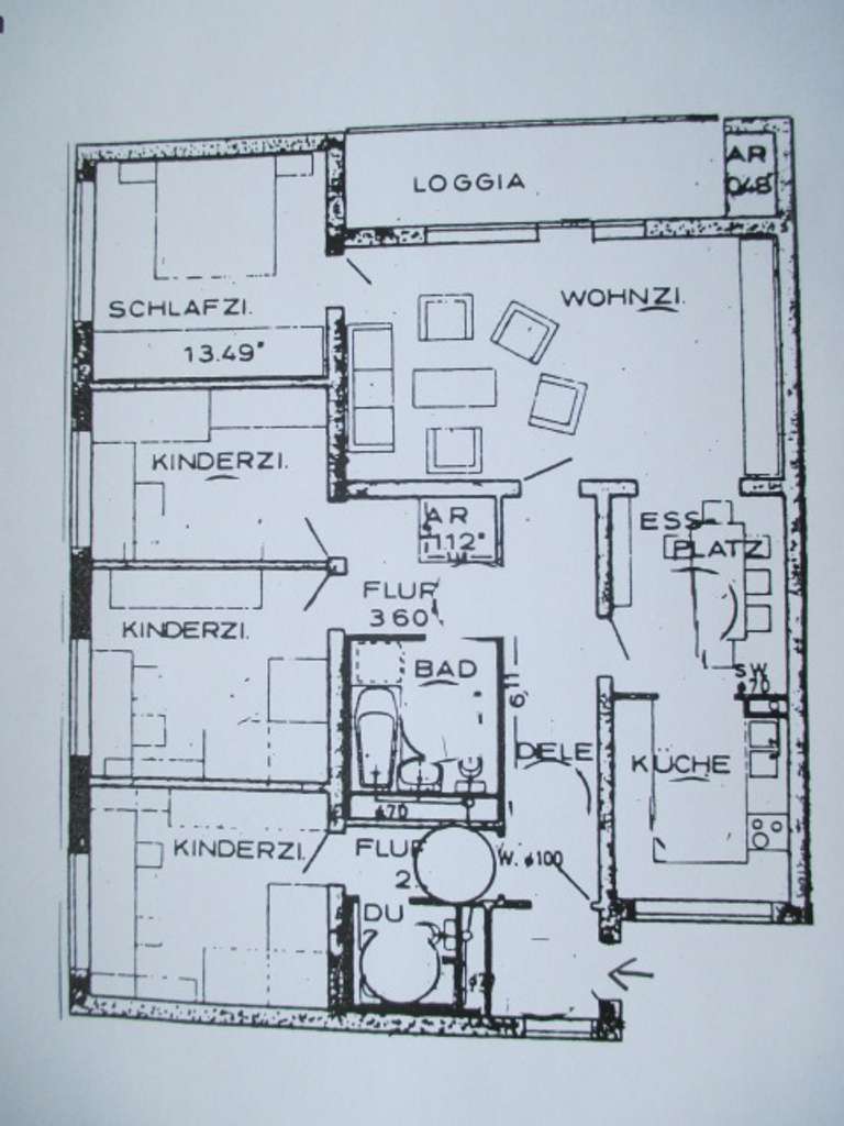 Immobilie in Bielefeld - Kapitalanleger aufgepasst : Vermietete 5 Zi.-ETW im Erdgeschoss in Bielefeld-Baumheide - Bild 3