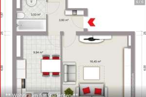 Apartment zwischen Hauptbahnhof und Universität in Duisburg Duissern – Die vollständige Adresse der Immobilie erhältst du vom Anbieter., 47058 Duissern, Duisburg – Vorschaubild 7