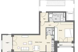 2-Zimmer-Neubauwohnung in den Hellwinkelterrassen - keine Mindestmietzeit – Die vollständige Adresse der Immobilie erhältst du vom Anbieter., 34446 Hellwinkel, Wolfsburg – Vorschaubild 6