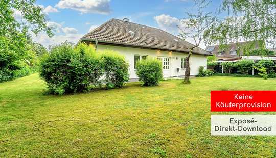 Bild von Perfekt für Familien und Generation 60+- Bungalow mit Kamin, Doppelgarage und Garten