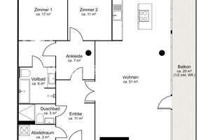 Wohnen in Adresslage: Erstbezug nach Sanierung. – Die vollständige Adresse der Immobilie erhältst du vom Anbieter., 22301 Winterhude, Hamburg – Vorschaubild 9
