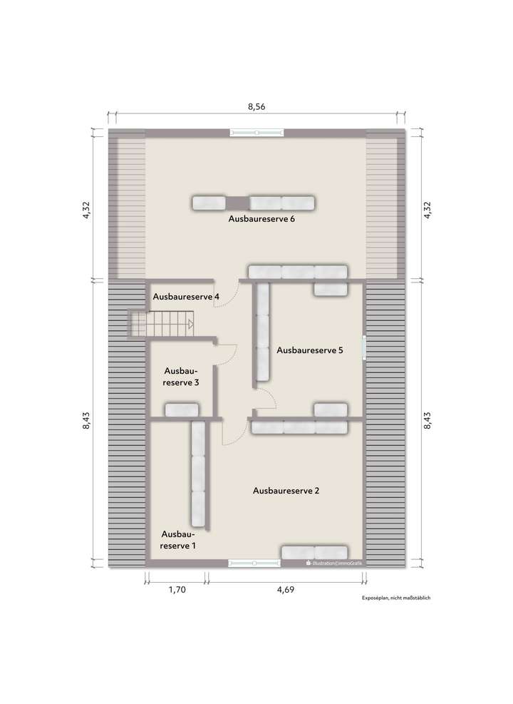 Grundriss Dachgeschoss (nicht 