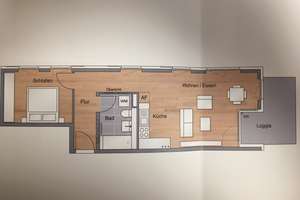 Attraktive 2-Zimmer-Dachgeschosswohnung mit Einbauküche und großen Balkon in München – Sammy-Drechsel-Str. 31, 81737 Altperlach, München – Vorschaubild 10