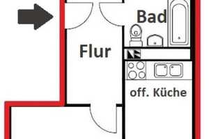 2-Raumwohnung in ruhiger Lage + Laminatboden + Wannenbad + EBK – Am Rosengarten 80c, 6132 Halle (Saale) – Vorschaubild 7
