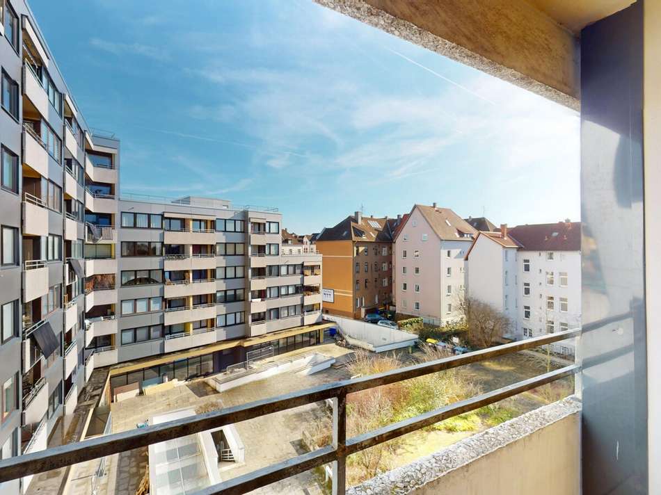 Ausblick vom zweiten Balkon