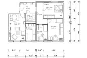 Attraktive 4-Raum-Wohnung - Erstbezug nach Sanierung in Magdeburg – Charlottenstraße 18, 39124 Neue Neustadt, Magdeburg – Vorschaubild 2