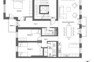 Spacious 4-Room apartment in premium location. two Bathrooms two balconies – wolliner strasse 5, 10435 Mitte (Ortsteil), Berlin – Vorschaubild 4