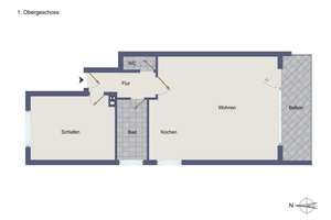 Hell + frei für Sportliche!!  2-Zi.-Wohnung mit Balkon, 1. OG, TL-Bad, kleiner Doppelparker – Die vollständige Adresse der Immobilie erhältst du vom Anbieter., 70469 Lemberg/Föhrich, Stuttgart – Vorschaubild 16