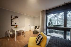 MÖBLIERT: Modern möbliertes Apartment mit großem Balkon im Herzogpark – Die vollständige Adresse der Immobilie erhältst du vom Anbieter., 81925 Herzogpark, München – Vorschaubild 13