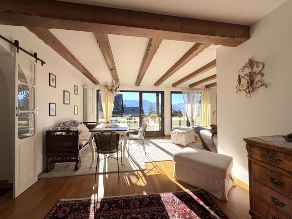 Immobilie in Murnau am Staffelsee - Ihre Traumwohnung zum neuen Preis : Maisonette-Wohnung in Murnau mit 2 Balkonen - Bild 3