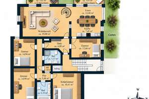 Großzügige 5-Zimmer-Wohnung mit Garten in Solln – 81479 Solln, München – Vorschaubild 14