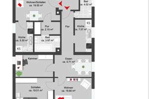 Mehrfamilienhaus mit drei Wohneinheiten, einer Gewerbeeinheit und Baureserven – Die vollständige Adresse der Immobilie erhältst du vom Anbieter., 82140 Olching – Vorschaubild 13