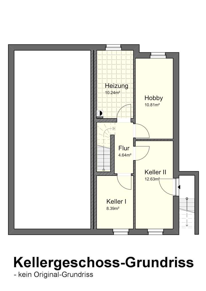 Kellergeschoss-Grundriss