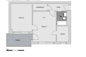 2-Zimmer-Wohnung in Regensburg Reinhausen – 93057 Reinhausen, Regensburg – Vorschaubild 3
