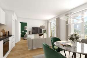 Moderne 2-Zimmer-Wohnung mit Ankleide