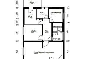 großzügige 3 Zimmer Wohnung mit Balkon – Hartenauer Str. 45, 64404 Bickenbach – Vorschaubild 11