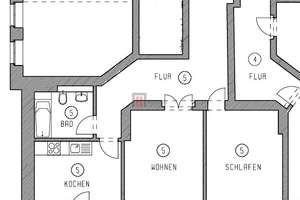 Charmante 2-Raum-Wohnung mit Balkon in begehrter Lage von Striesen – Die vollständige Adresse der Immobilie erhältst du vom Anbieter., 1277 Striesen-Ost, Dresden – Vorschaubild 7