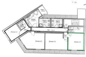Zimmer 4.4 in WG - Wohnung mitten in der Bielefelder City – Die vollständige Adresse der Immobilie erhältst du vom Anbieter., 33613 Mitte, Bielefeld – Vorschaubild 8