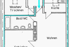 Schickes Dachgeschoss - 2 Zimmer, Bad und Einbauküche – Oberdörnen 9, 42283 Barmen, Wuppertal – Vorschaubild 13
