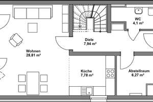 Neubau einer DHH mit Keller in südlicher Ausrichtung in ruhiger Toplage in Bogenhausen-Denning – Die vollständige Adresse der Immobilie erhältst du vom Anbieter., 81929 Englschalking, München – Vorschaubild 8