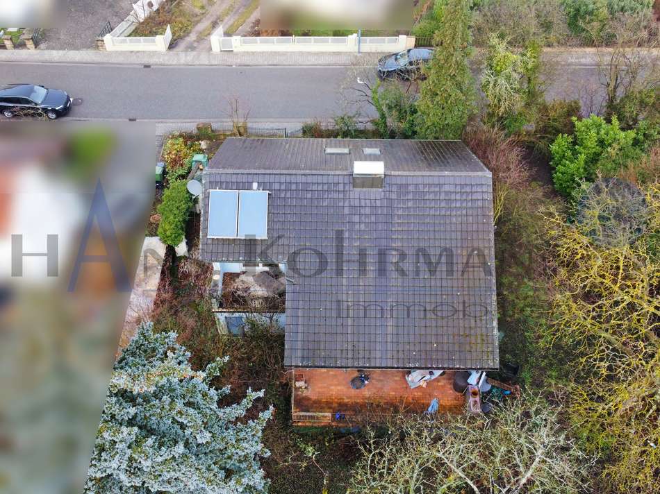 Hausansicht von oben