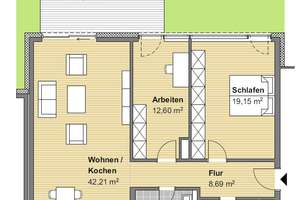 Bezugsfrei & energieeffizient:
Wunderschöne 3-Zimmer-Wohnung
mit Terrasse und kleinem Garten – Die vollständige Adresse der Immobilie erhältst du vom Anbieter., 76137 Südstadt, Karlsruhe – Vorschaubild 13