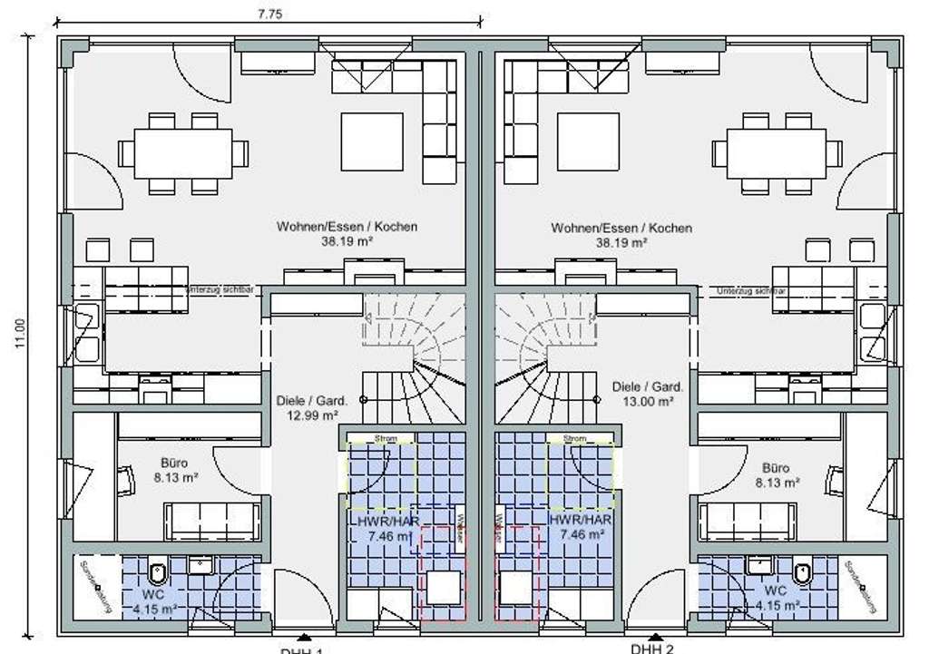 Immobilie in Hainfeld - Neubau von 2 Doppelhaushälften. Clever geplant. Doppelter Vorteil. - Bild 2
