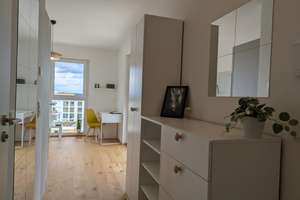 Stilvoll möbliertes Studentenapartment | Uni/OTH, 8. Etage, Fernblick – Otto-Hahn-Straße 40, 93053 Galgenberg, Regensburg – Vorschaubild 4