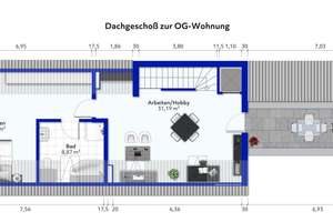 Großzügige 4-Raum-Maisonettewohnung (Neubau-Erstbezug) in zentraler Lage in Warnemünde mit Top-Au – Die vollständige Adresse der Immobilie erhältst du vom Anbieter., 18119 Seebad Warnemünde, Rostock – Vorschaubild 21