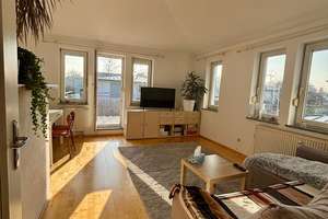 Sonnige möblierte 2-Zimmer Dachterrassen Wohnung München-Forstenried – Die vollständige Adresse der Immobilie erhältst du vom Anbieter., 81476 Forstenried, München – Vorschaubild 2