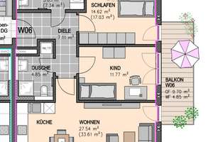 Penthouse mit Einbauküche – 81737 Ramersdorf, München – Vorschaubild 16