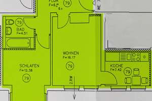 Zentrale 2-Zi.-Whg mit Wohlfühlfaktor  – Große-Diesdorfer-Str. 6-11, 39108 Stadtfeld Ost, Magdeburg – Vorschaubild 6